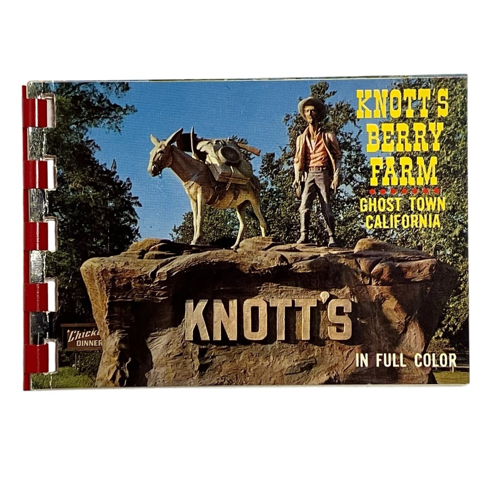 Knott's Berry Farm Ghost Town California Mini Photo Booklet Souvenir
